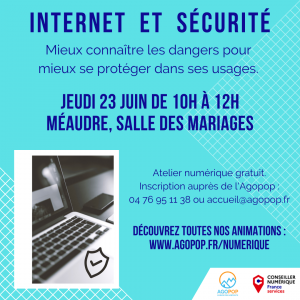 Atelier Numérique : Internet & Sécurité @ Méaudre, salle des mariages