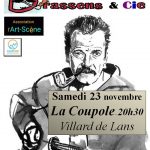 AFFICHE BRASSENS 23 NOV 2024