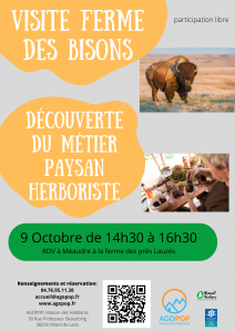 Bouge en Famille : visite de la ferme des bisons et découverte du métier paysan-herboriste @ Méaudre