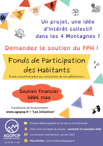 FPH, un soutien financier à vos projets collectifs : date butoir candidatures