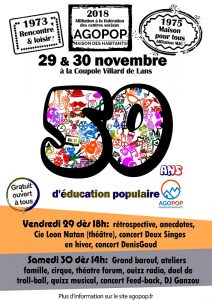 50 ans de l'Agopop @ Villard de Lans, La Coupole