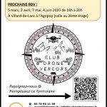 Club Drone Vercors Affiche dates 2025